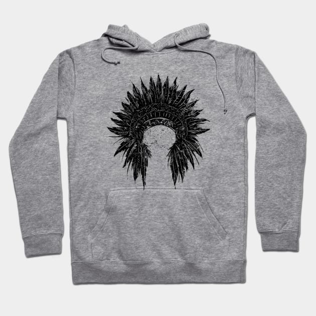 Native American chief Hoodie by barmalisiRTB